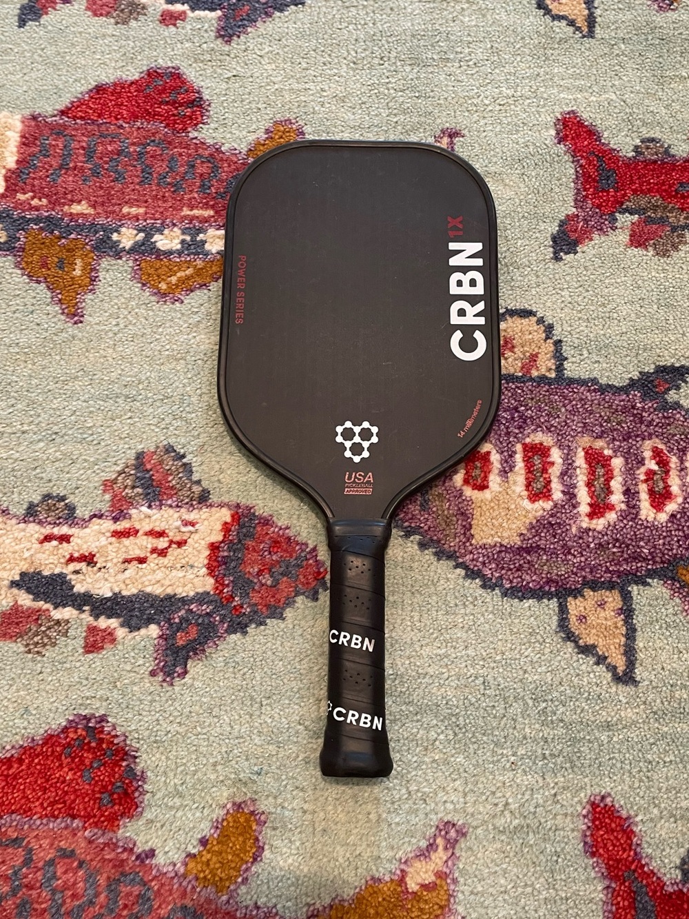 CRBN 1X Power Series Pickleball Paddle Black 14mm